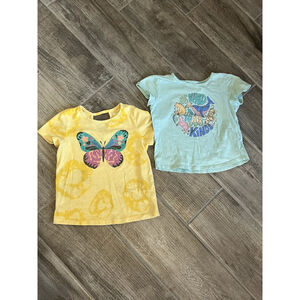 Cat & Jack Graphic Tees Bundle Short Sleeve‎ Butterfly Kindness Size XS
